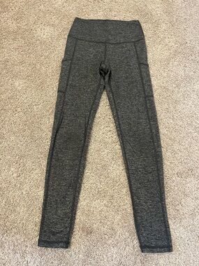 Aerie Women’s Size Small Leggings Heather Gray Pockets Stretch Workout Pants